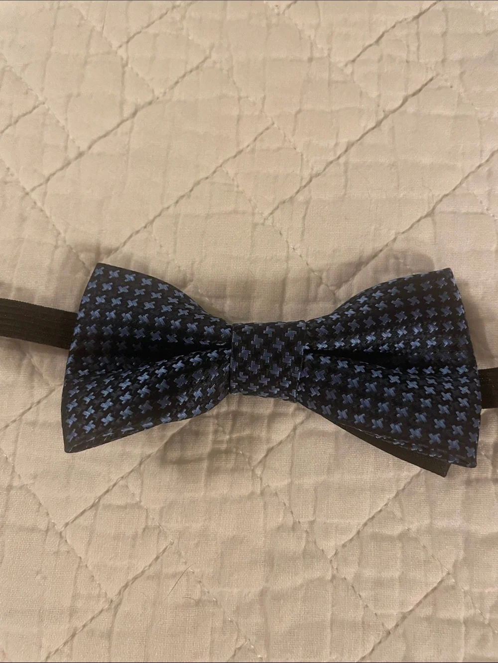 Set of Six Boy’s Pre-tied Bow Ties - Navy, Burgundy, Yellow, Striped, Black, Red